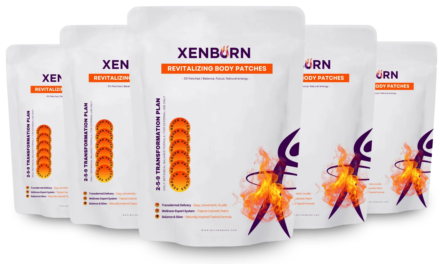 XenBurn 5 Pouch Package
